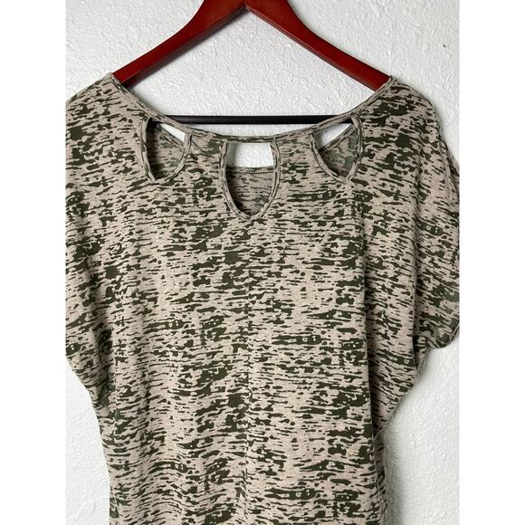 Contemporary Style Signature Studio Gray Green Camo Shirt with Gold Foil Size XL - Picture 6 of 16